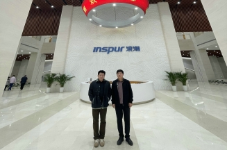 古天乐太阳集团城总裁林成彬赴浪潮商洽深度合作