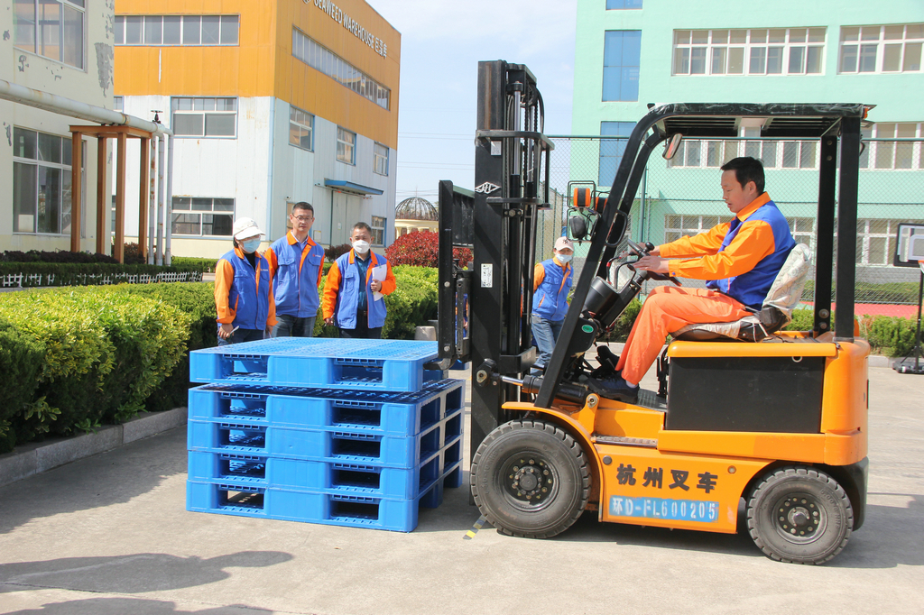 古天乐太阳集团城举办2023年度叉车工岗位技能竞赛