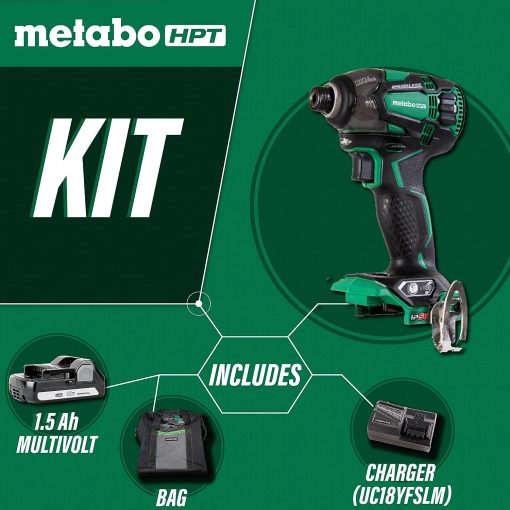Metabo HPT 18V MultiVolt Cordless Triple Hammer Impact Driver Kit | WH18DBDL2C