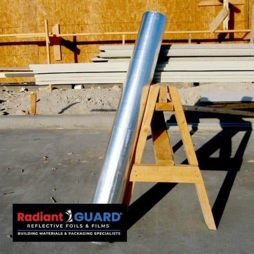 Radiant Barrier RadiantGUARD Xtreme Heavy Duty Reinforced Attic Foil Insulation 1000 sq ft | 48-inch by 250-feet Perforated Breathable Radiant Barrier Insulation Roll Reflective Roof Barrier