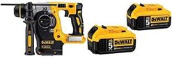 DEWALT DCH273B 20V Max Brushless SDS Rotary Hammer Bare Tool with 20V MAX XR 5.0Ah Lithium Ion Battery, 2-Pack