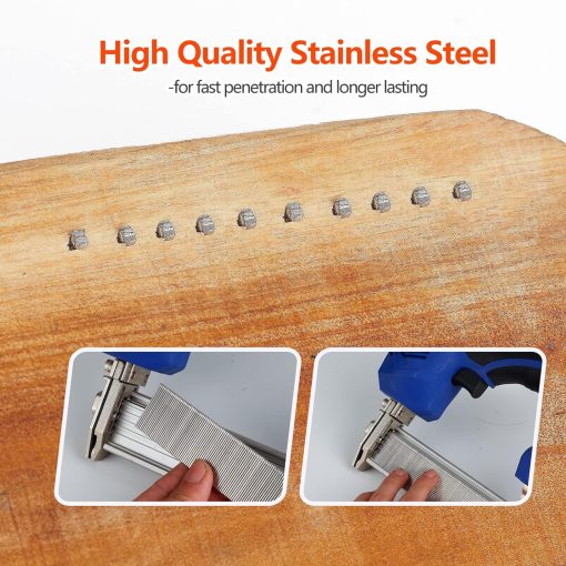 SITLDY 18 Gauge Stainless Steel 304 Brad Nails 900-Pack (3/4", 1-1/4", 2", 300 Pcs of Each Size), Assorted Size Project Pack, for Pneumatic, Electric Brad Nailers